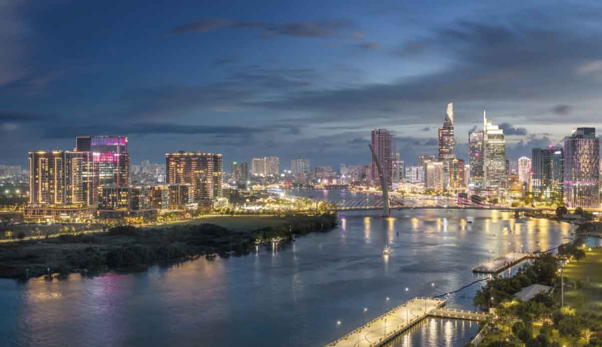 Cầu đi bộ Thủ Thiêm