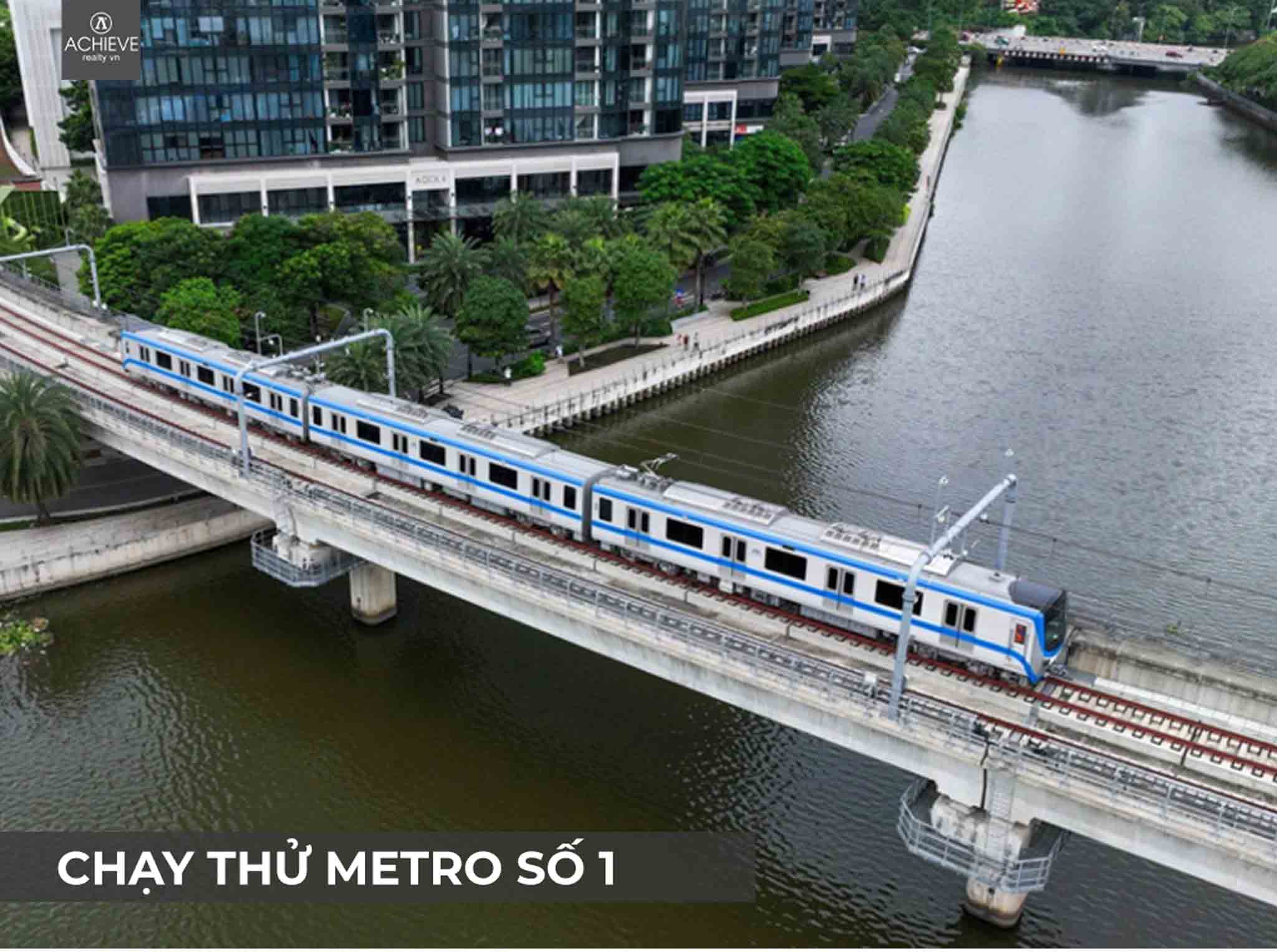 Chạy thử tuyến metro bến thành suối tiên