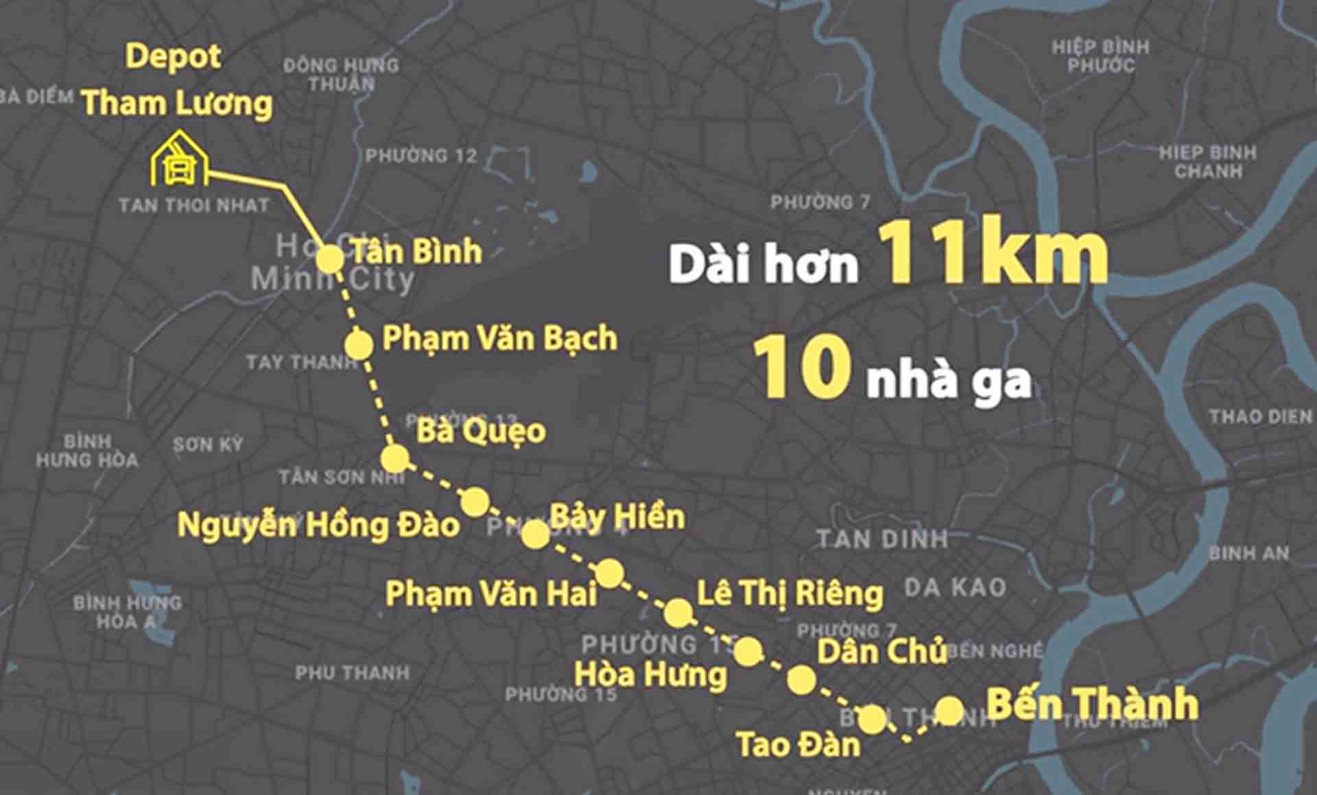 Tin tức dự án Metro số 2 Bến Thành - Tham Lương mới nhất trên