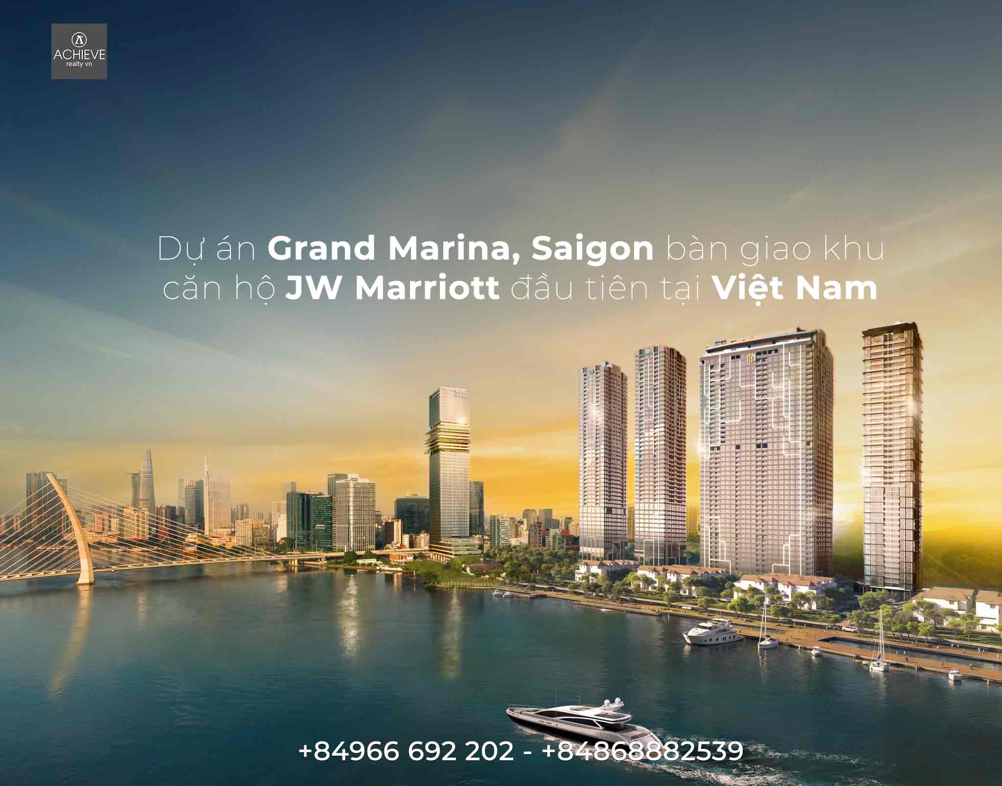 Dự án Grand Marina, Saigon bàn giao khu căn hộ JW Marriott đầu tiên tại Việt Nam