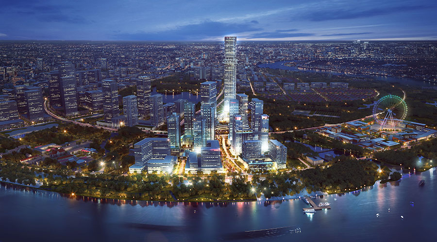 Phối cảnh dự án Empire City