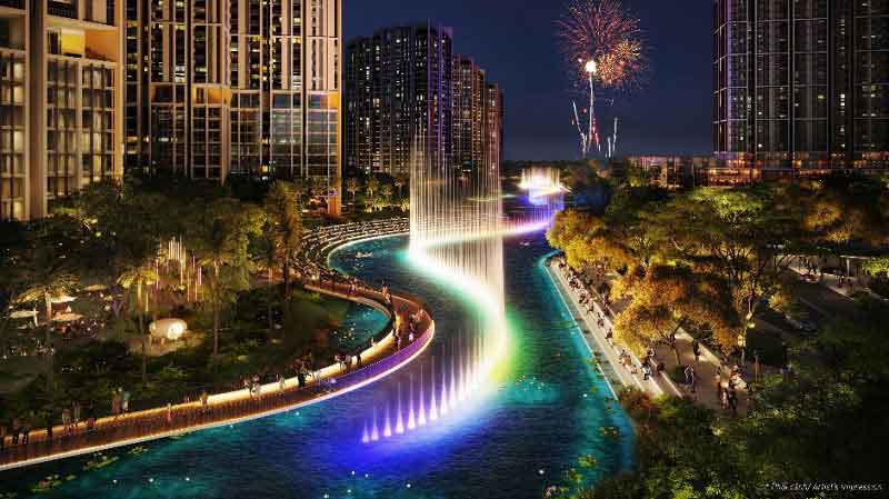 Không gian và tiện ích tại The Global City