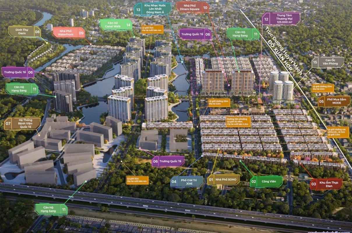 The Global City ga metro đường sắt
