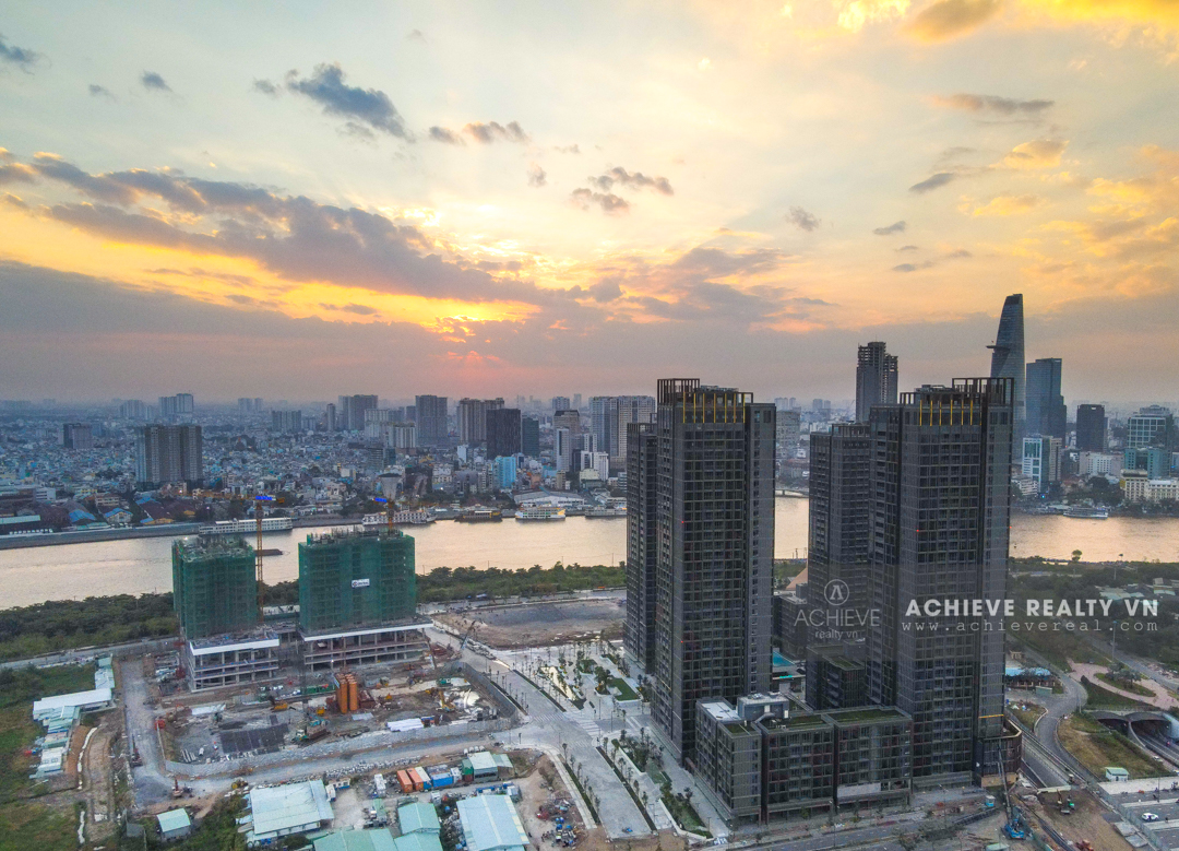 Toàn cảnh Empire City Thủ Thiêm nhìn từ Sala