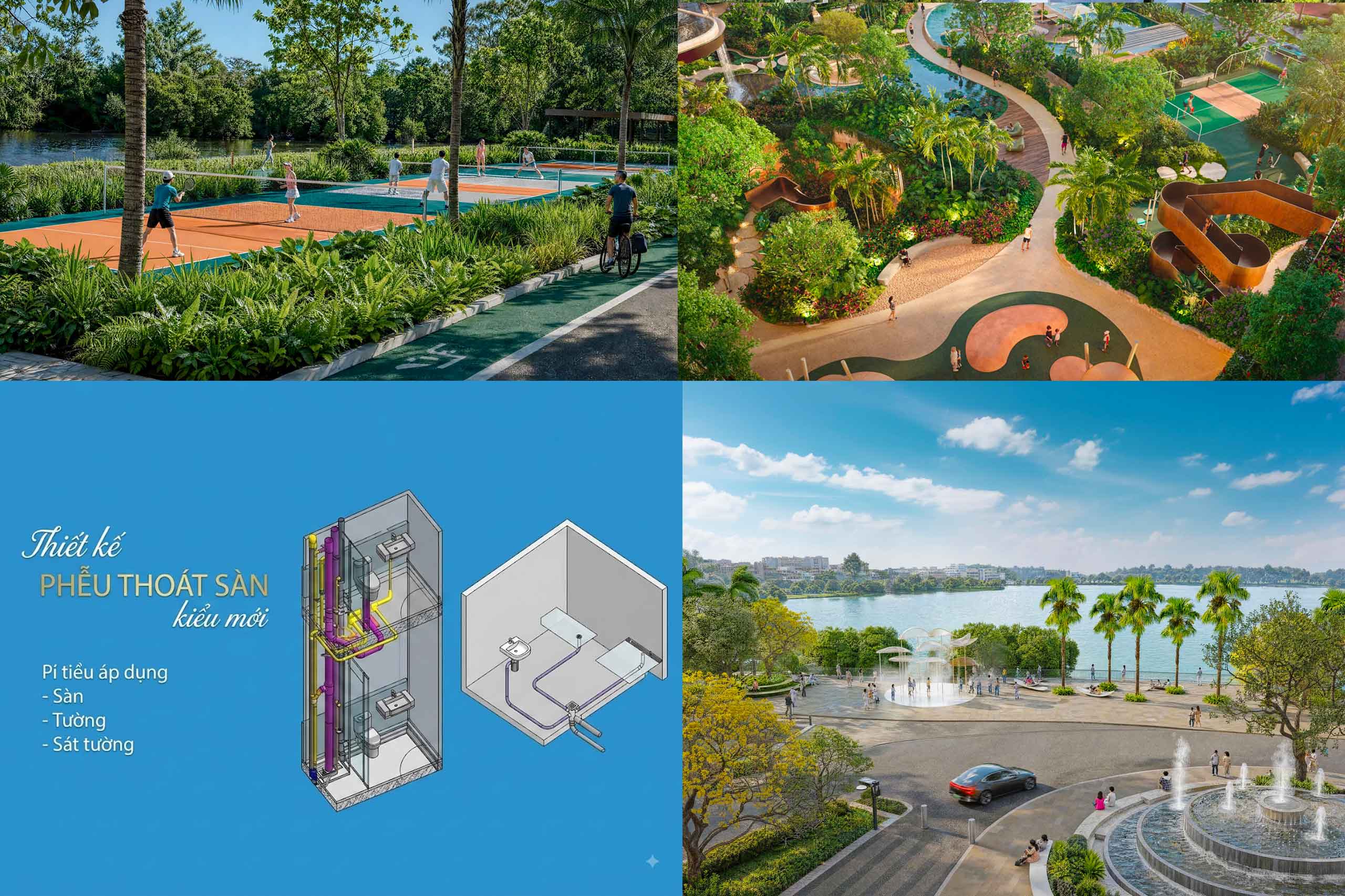 Water filtration system and amenities at Palm River