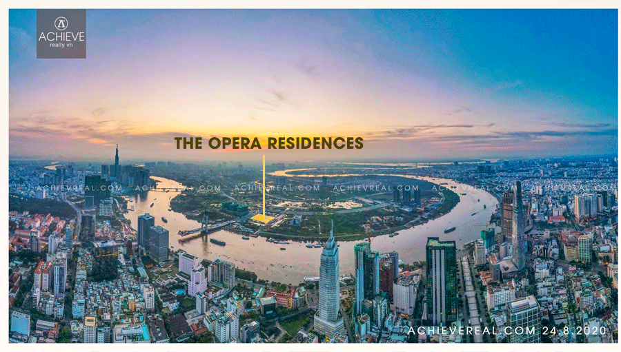Vị trí thực tế Opera Residences