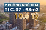 Khám phá căn 07 2 phòng ngủ diện tích 98m2 tháp T1C Tilia dự án Empire City Thủ Thiêm 