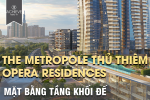 Metropole Thủ Thiêm Opera Residences - Mặt bằng tầng khối đế