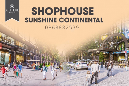 Shophouse Sunshine Continetal trung tâm Quận 10