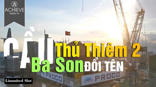 Video: Cầu Thủ Thiêm 2 có tên chính thức là Cầu Ba Son, 1 trong những cây cầu biểu tượng mới của Thành Phố Hồ Chí Minh