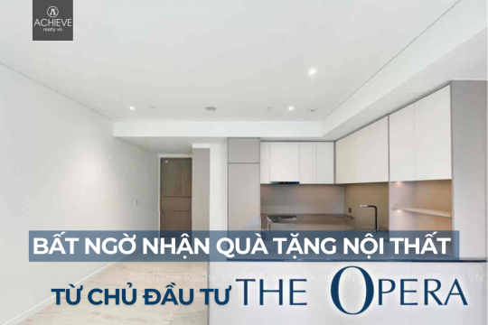Cư dân Opera Residence bất ngờ nhận quà tặng nội thất từ Chủ Đầu Tư