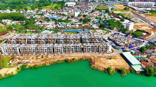 Tiến độ The 9 Stellars tháng 5/2025: Alta Villa ven hồ dần hoàn thiện, sẵn sàng bàn giao