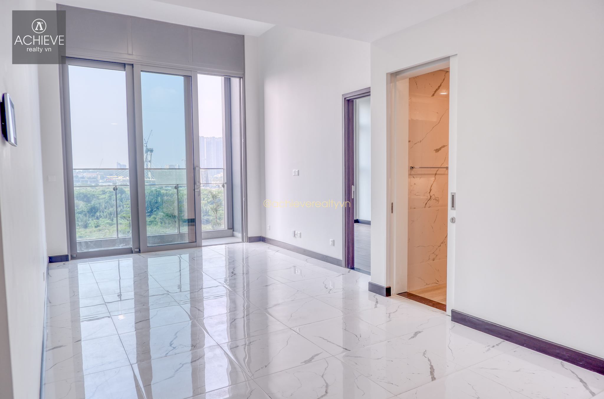 Cho thuê căn hộ Empire City tháp Linden Residences 1 phòng ngủ nội thất cơ bản 64.2m2 T2B.X.06 EC047