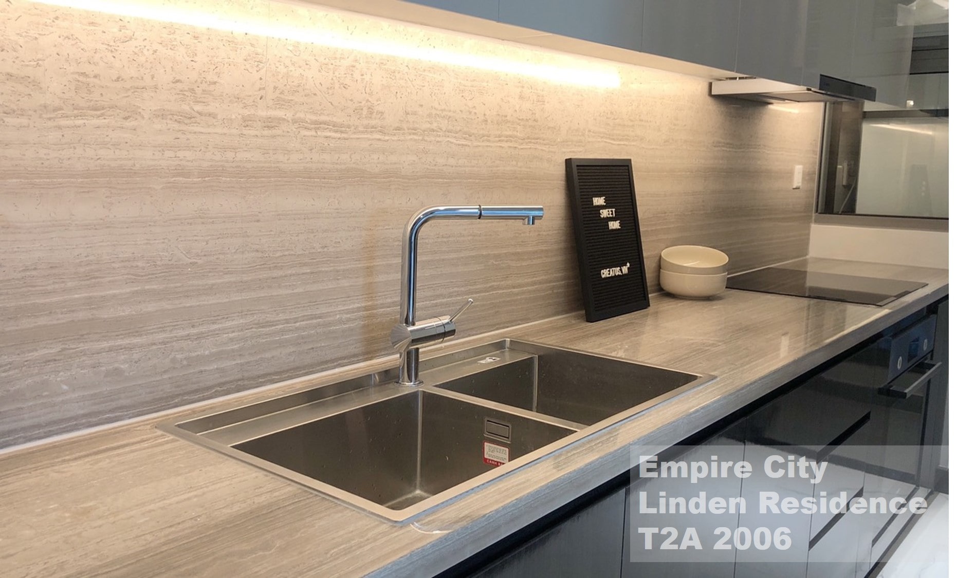 Cho thuê căn hộ Empire City tháp Linden Residences 1 phòng ngủ full nội thất 63.8m2 - EC109