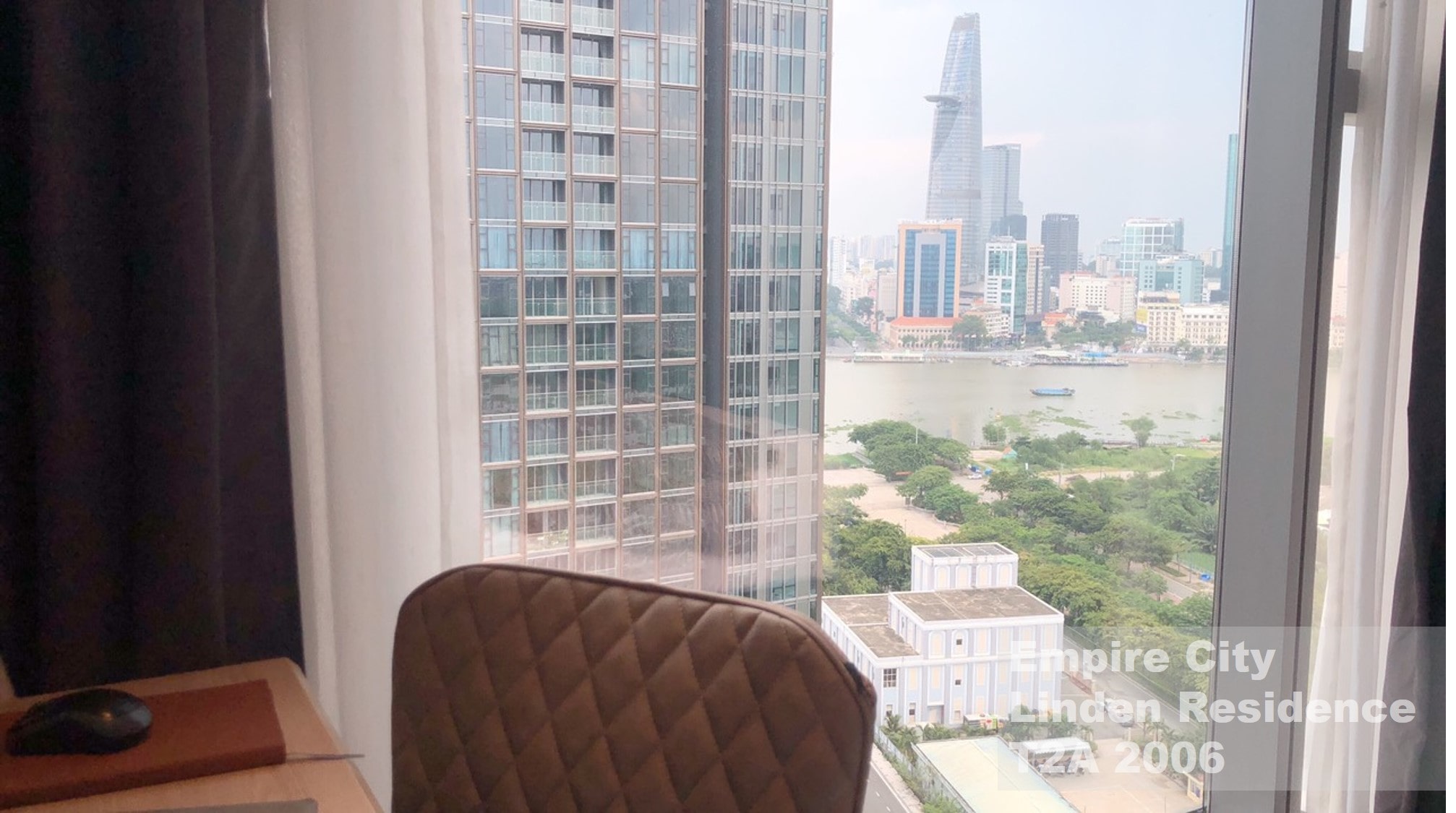 Cho thuê căn hộ Empire City tháp Linden Residences 1 phòng ngủ full nội thất 63.8m2 - EC109