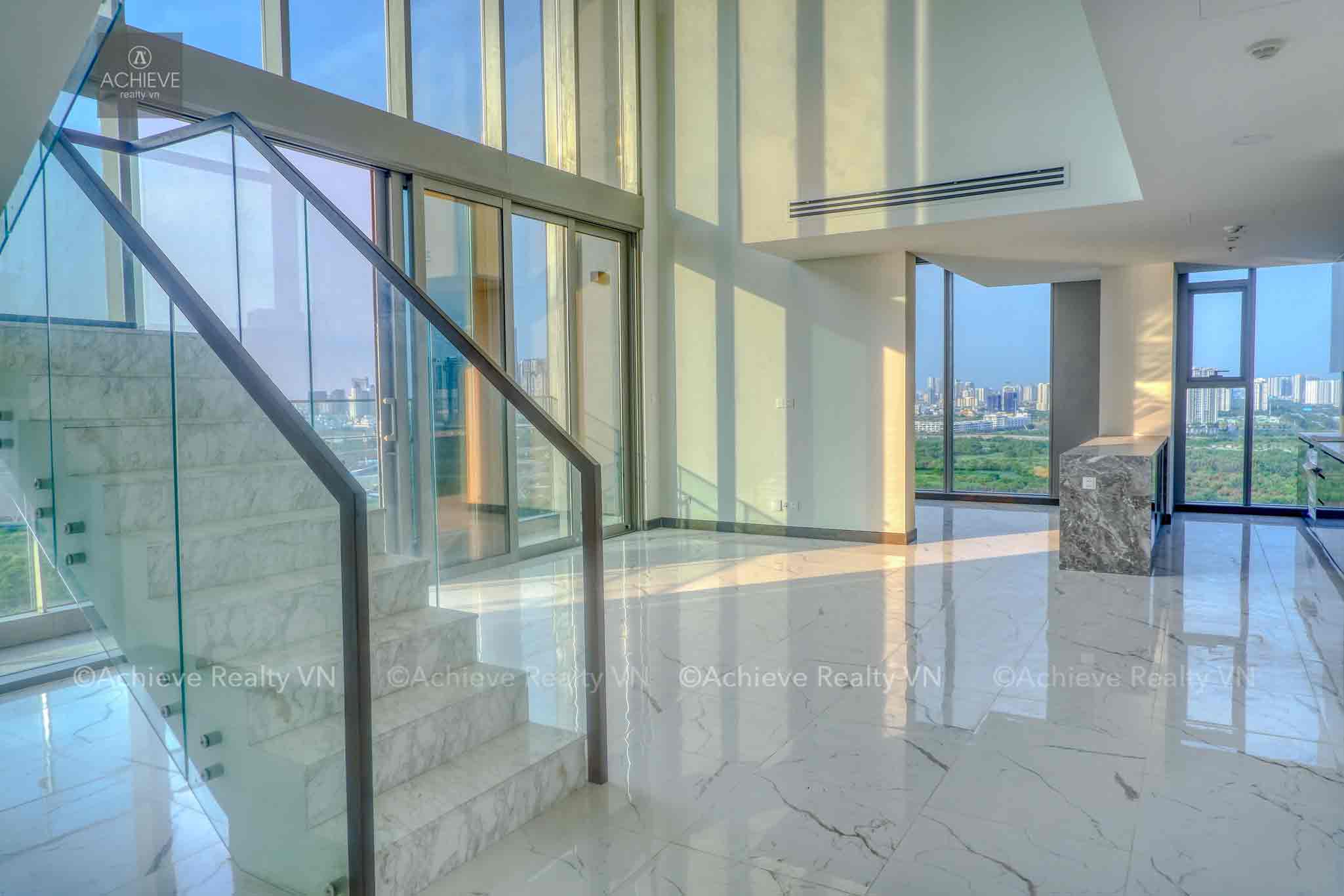 Bán Duplex 4 Phòng Ngủ Tilia tầng trung 203m2 | Empire City | Sông và Bitexco| T2C.1X.02 