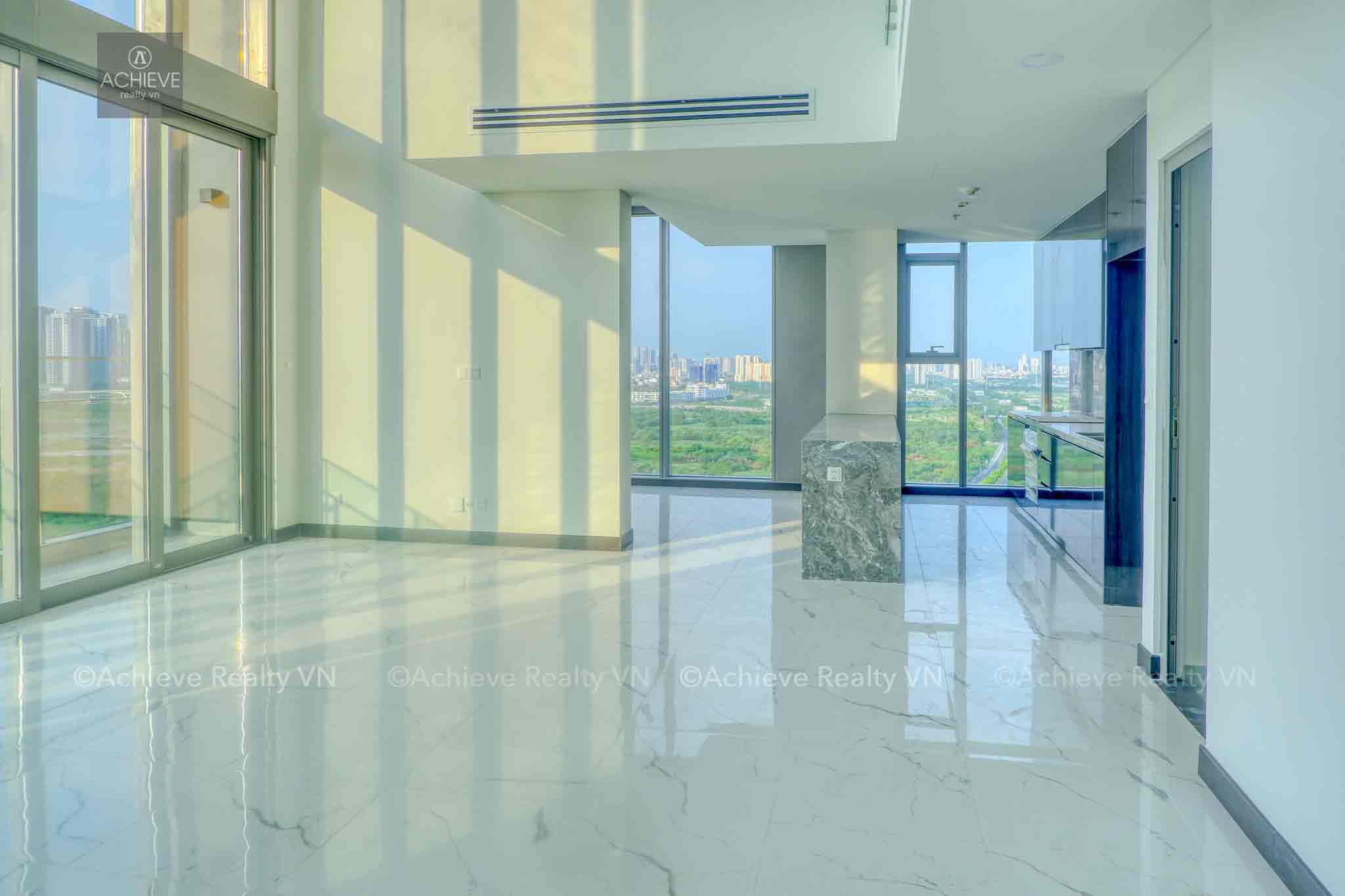 Bán Duplex 4 Phòng Ngủ Tilia tầng trung 203m2 | Empire City | Sông và Bitexco| T2C.1X.02 