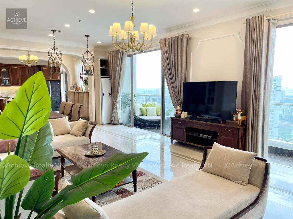 Bán Penthouse Masteri An Phú đầy đủ nội thất hiện đại 210m2 
