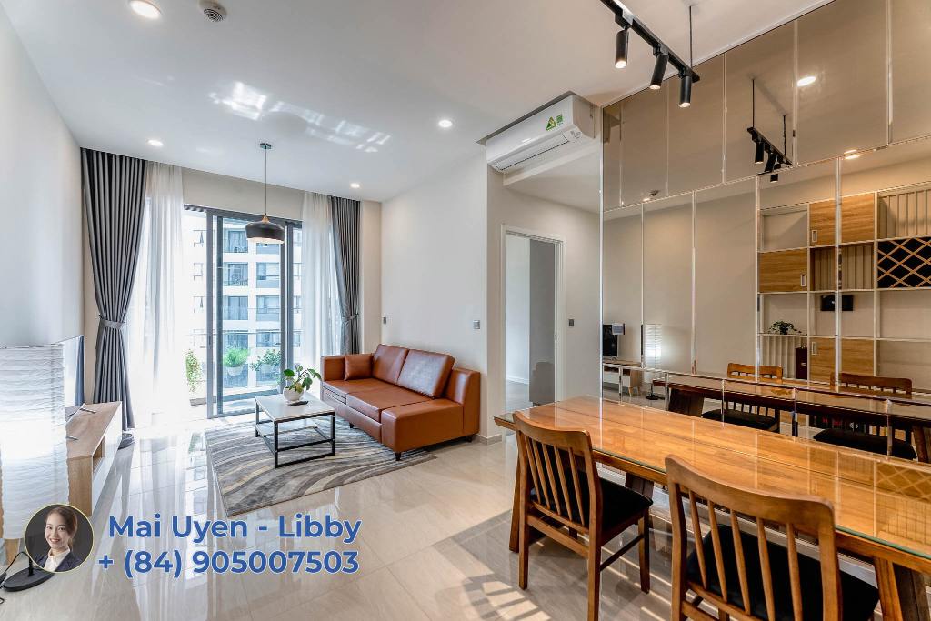 2-Bedroom apartment with full furniture for rent at Q2 Thao Dien project | Area of 71m2