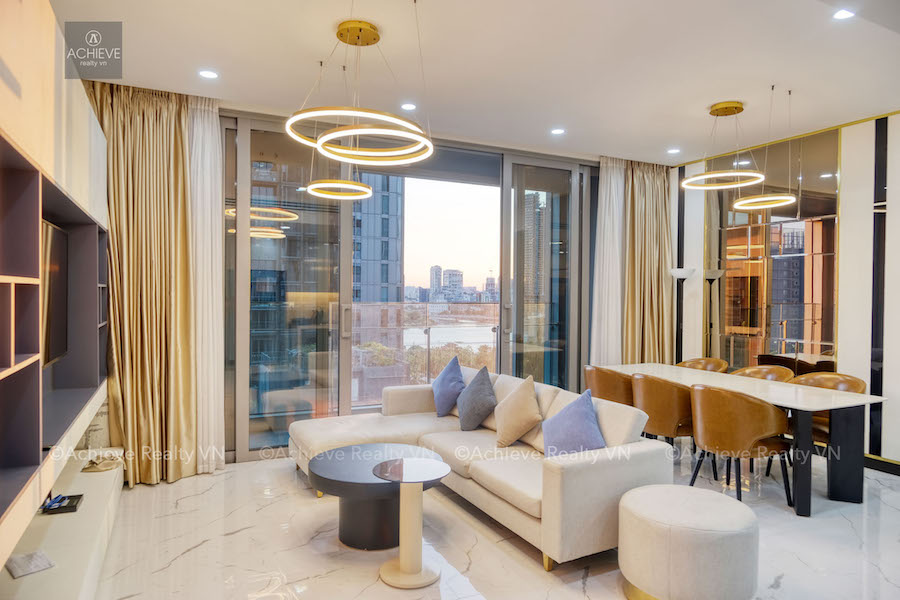 Cho thuê 3 phòng ngủ Empire City đầy đủ nội thất | Linden Residence