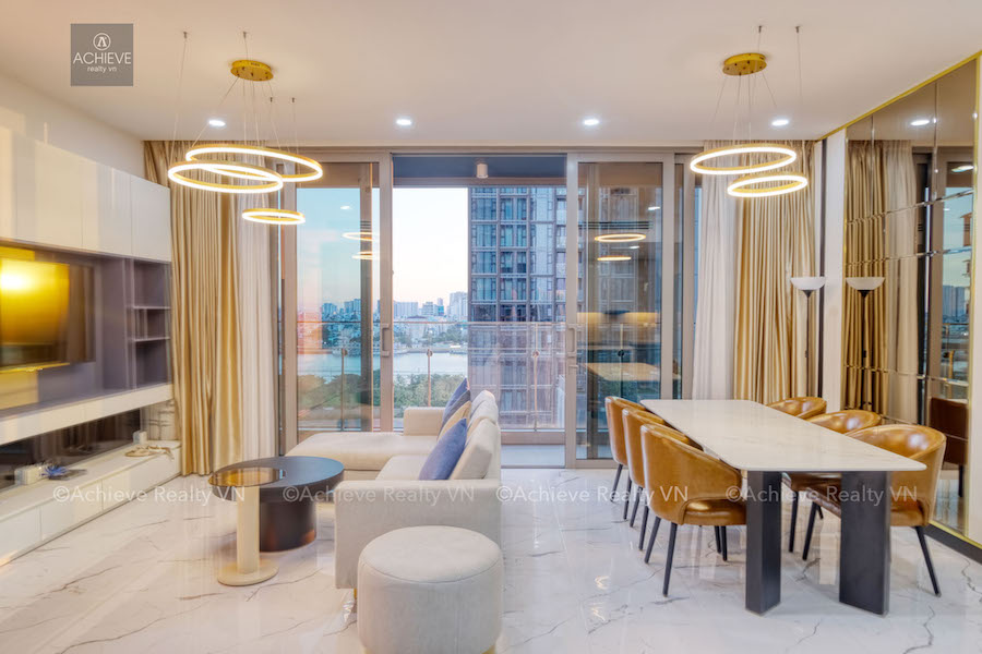 Cho thuê 3 phòng ngủ Empire City đầy đủ nội thất | Linden Residence