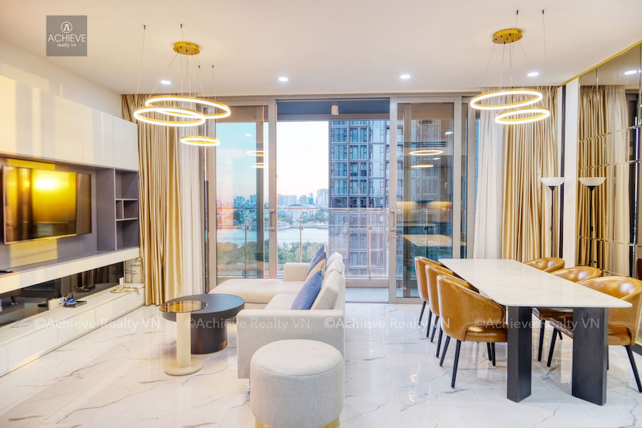 Cho thuê 3 phòng ngủ Empire City đầy đủ nội thất | Linden Residence
