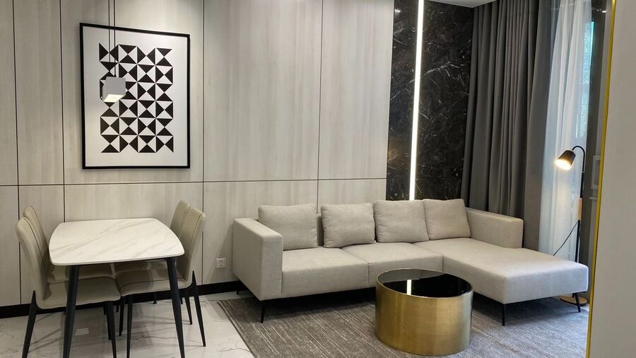 Cho thuê căn hộ 2 Phòng ngủ Tilia Residences|Empire City|93m2 |Đầy đủ nội thất|View Landmark 81