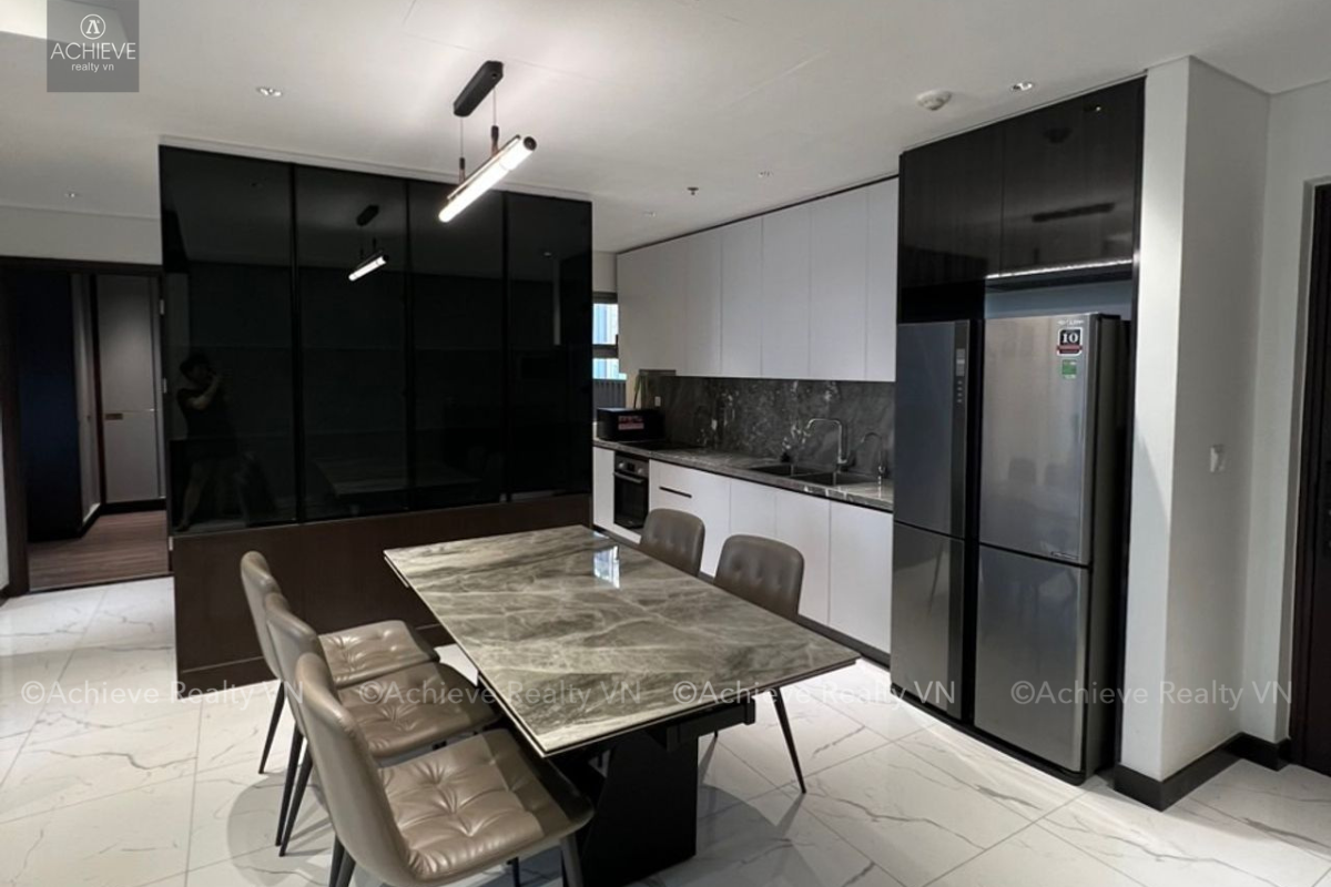 Cho thuê căn hộ 2 phòng ngủ Tilia Residences|Empire City|93m2|Bao phí quản lí và Internet