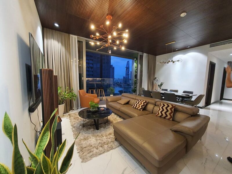 Cho thuê căn hộ 3 phòng ngủ Linden Residences Empire City | 127.1m2 | Đầy đủ nội thất