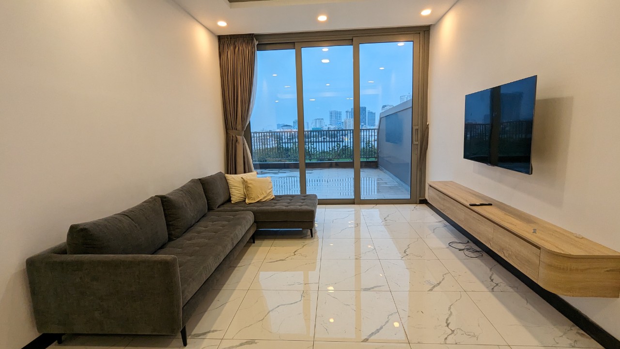 Cho thuê căn hộ 2 phòng ngủ Tilia Residence | Empire City | 160m2 | Nội thất đầy đủ, ban công lớn
