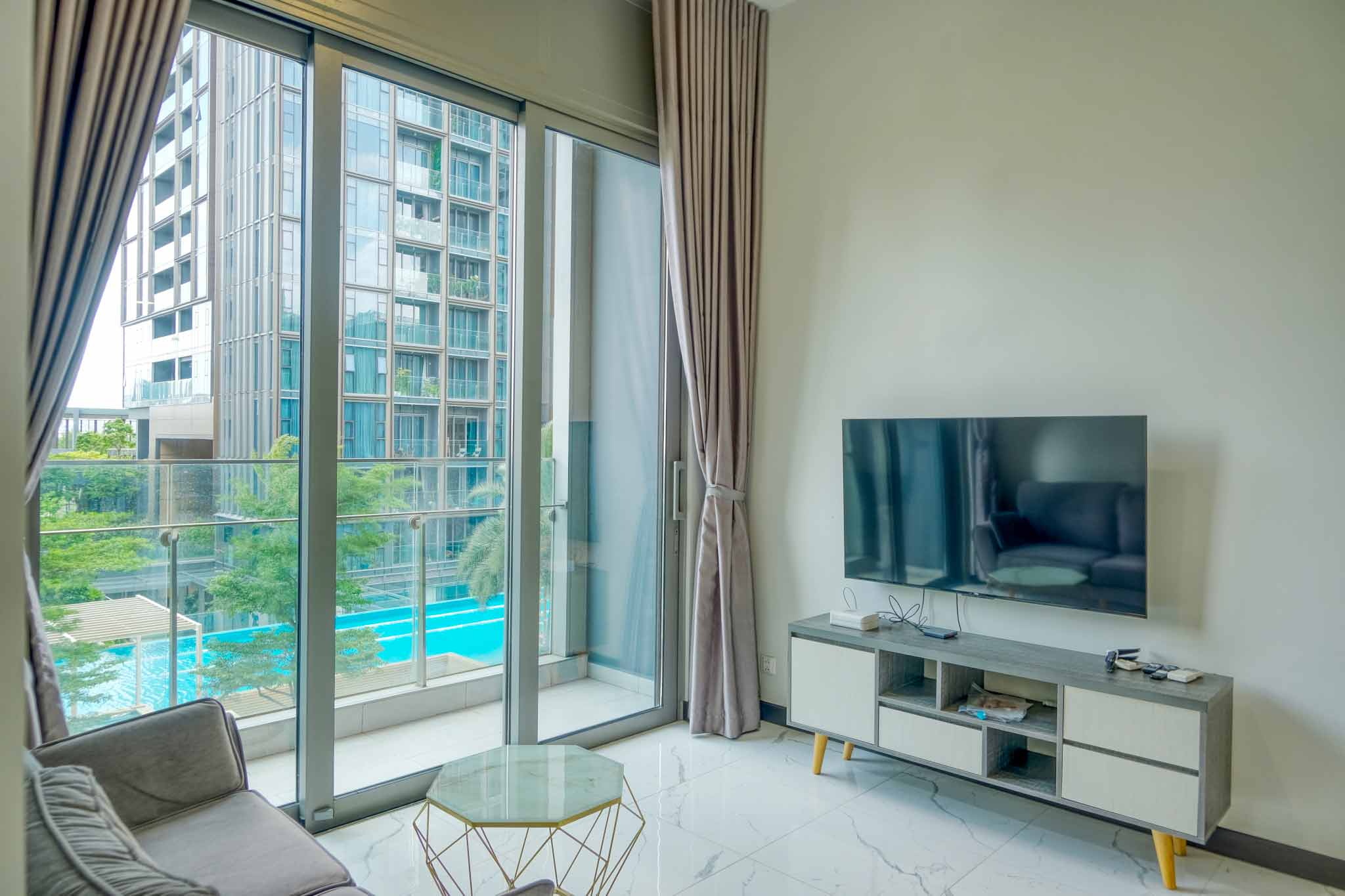 Cho thuê căn hộ 1 Phòng ngủ Tilia Residences | Empire City | 64m2 | Đầy đủ nội thất 
