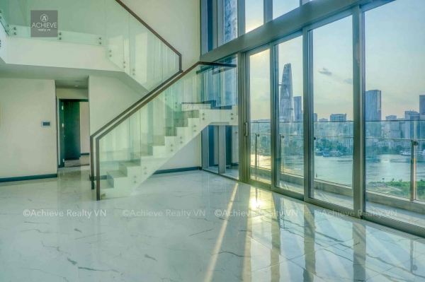 Bán Duplex 4 Phòng Ngủ Tilia tầng trung 203m2 | Empire City | Sông và Bitexco| T2C.1X.02 