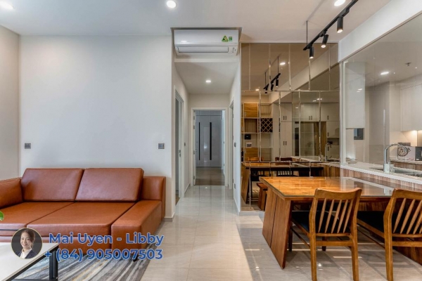 2-Bedroom apartment with full furniture for rent at Q2 Thao Dien project | Area of 71m2