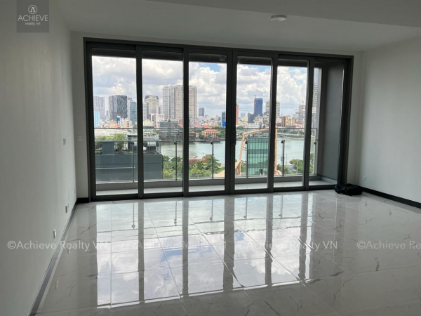Bán căn hộ 3 phòng ngủ Empire City | Nội thất cơ bản | View sông