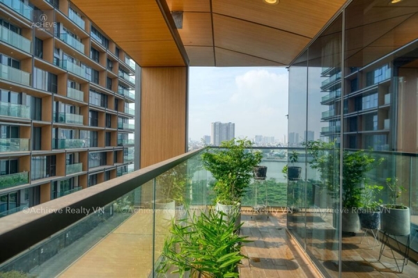 Cho thuê căn hộ 3 Phòng ngủ Cove Residences | Empire City | 155m2 | Đầy đủ nội thất