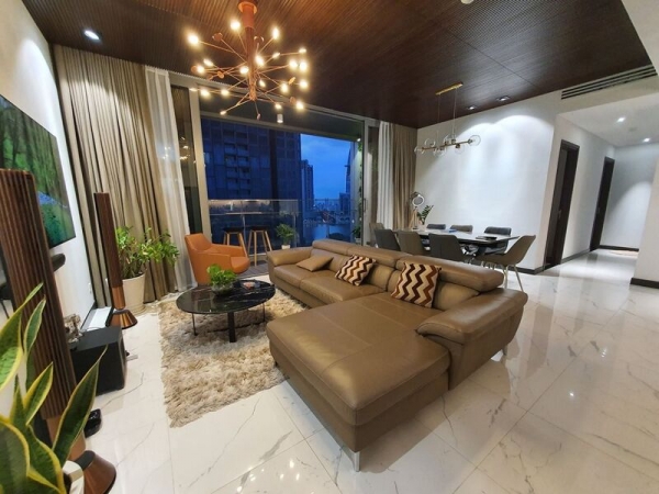 Cho thuê căn hộ 3 phòng ngủ Linden Residences Empire City | 127.1m2 | Đầy đủ nội thất