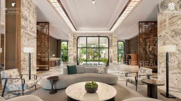 Cho thuê Căn hộ 3 Phòng Ngủ Grand Marina Saigon | SEA Tower | Nội thất cơ bản | Q648243